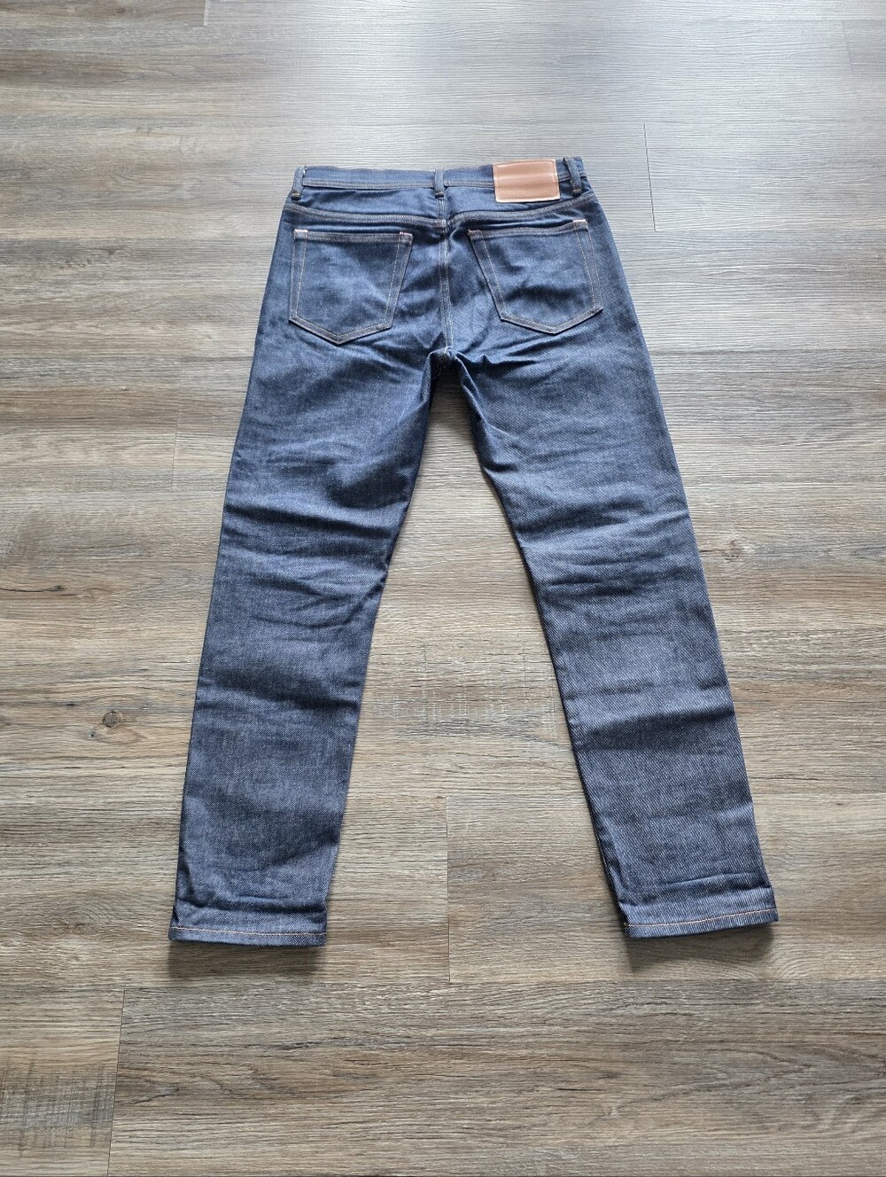 Acne Studio Men' S Slim Straight Dark Blue Jeans Size 30/27